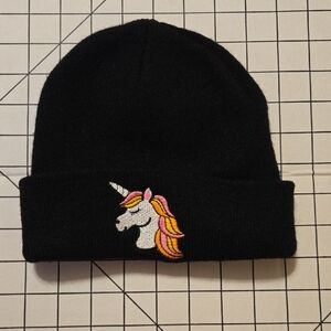 Black Unicorn Beanie : MB